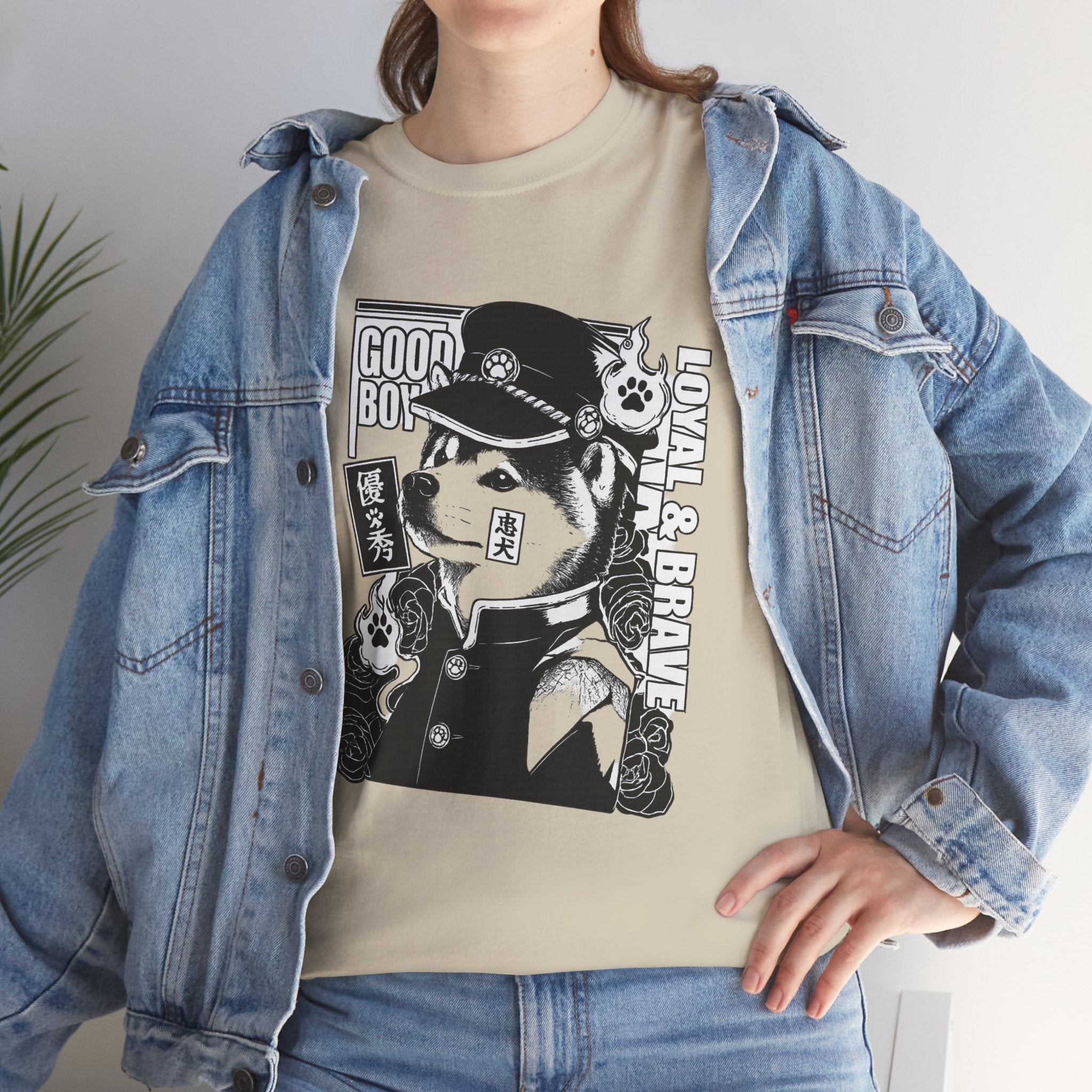 Loyal & Brave Shiba Inu Manga T-Shirt