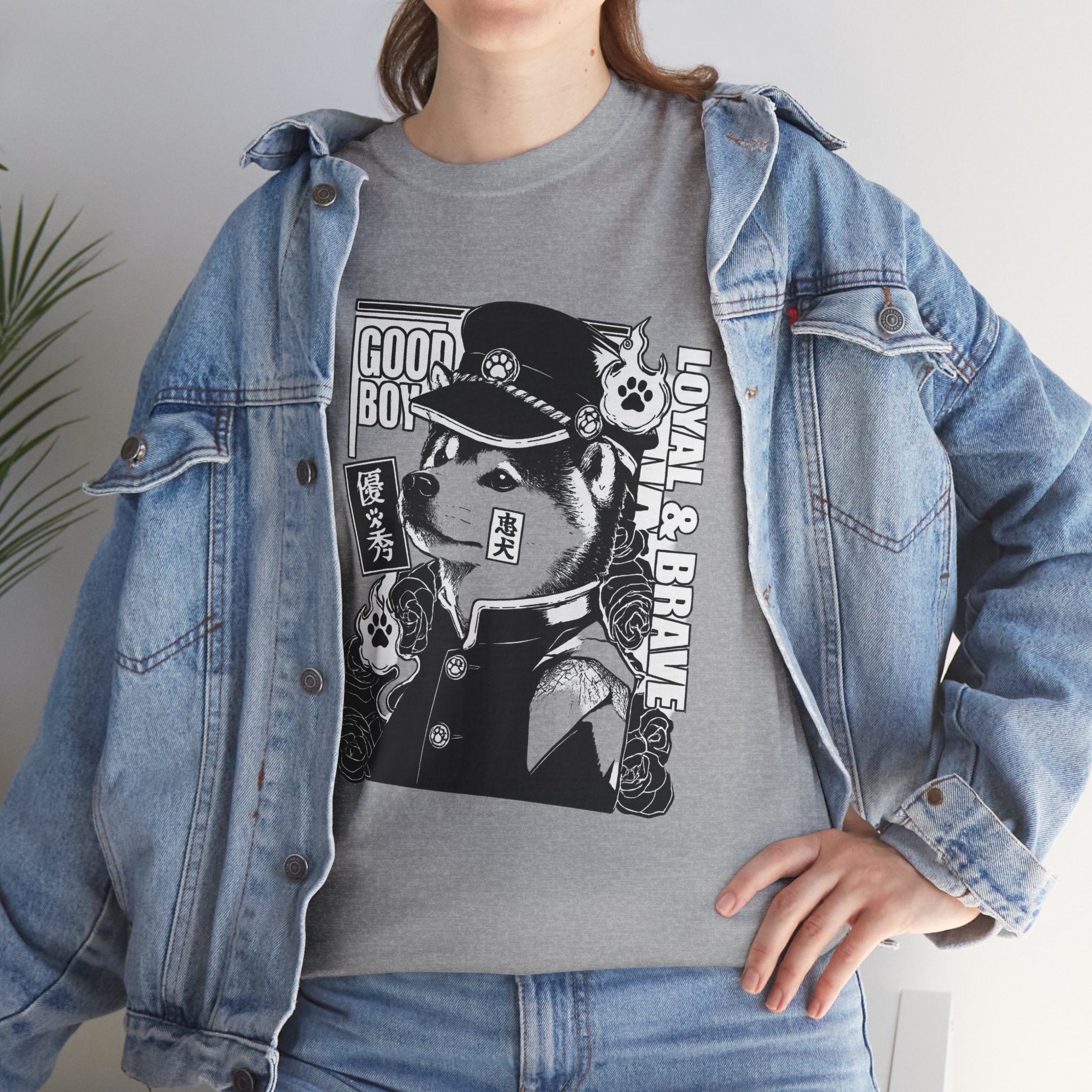 Loyal & Brave Shiba Inu Manga T-Shirt