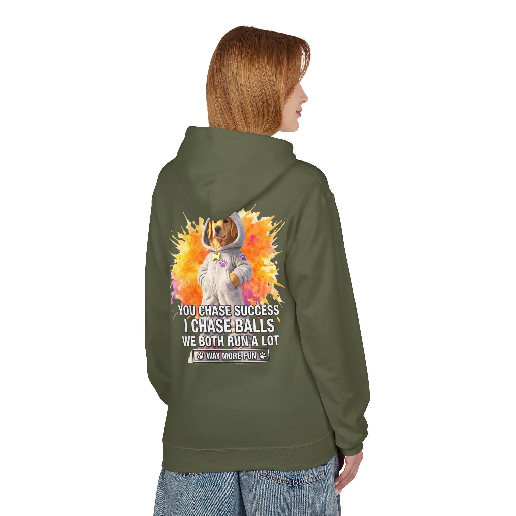 Golden Retriever 'Chase for Success' Hoodie