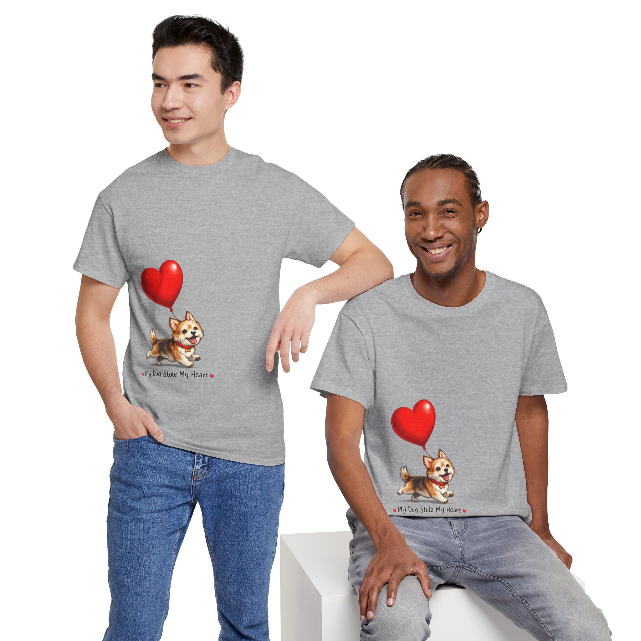My Dog Stole My Heart T-Shirt — Adorable Puppy Love Dog Lover Graphic Tee