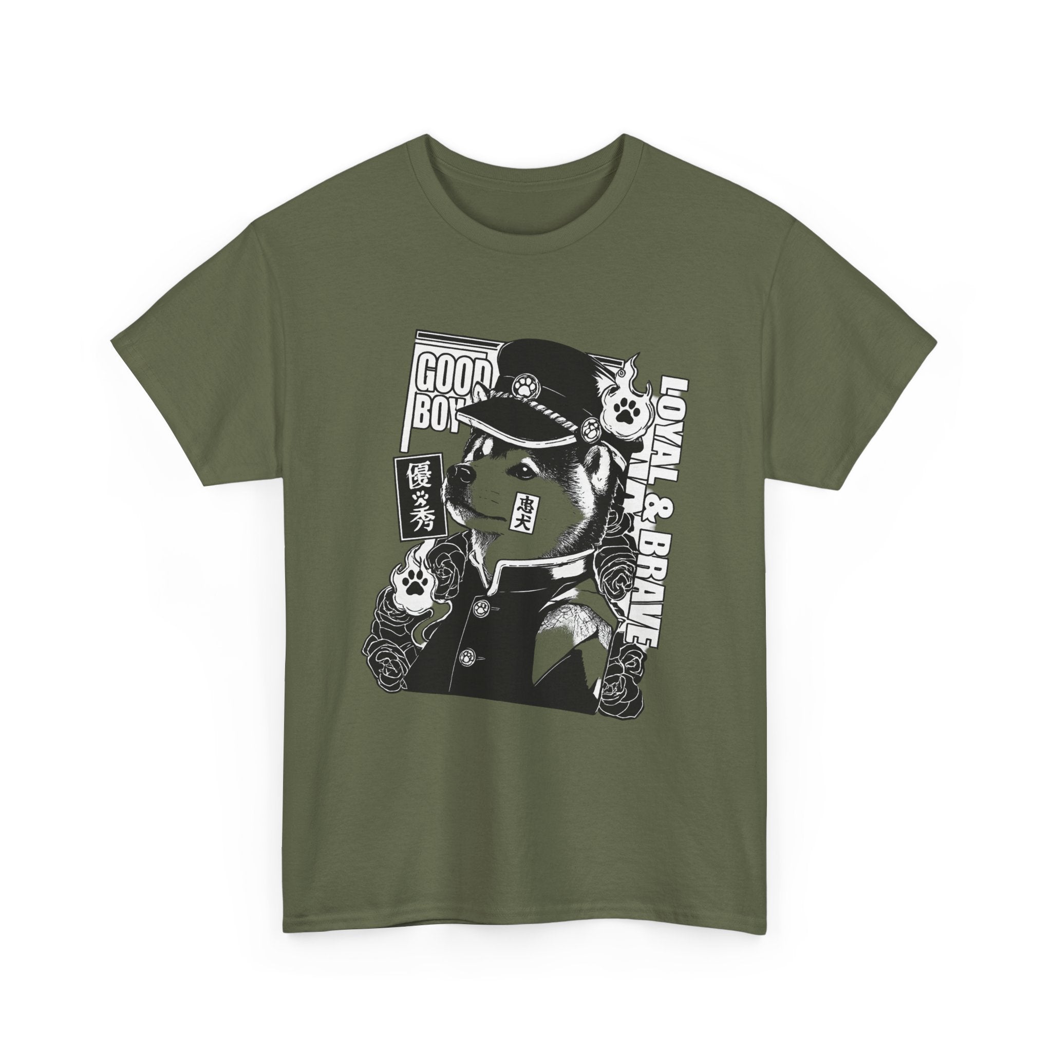 Loyal & Brave Shiba Inu Manga T-Shirt