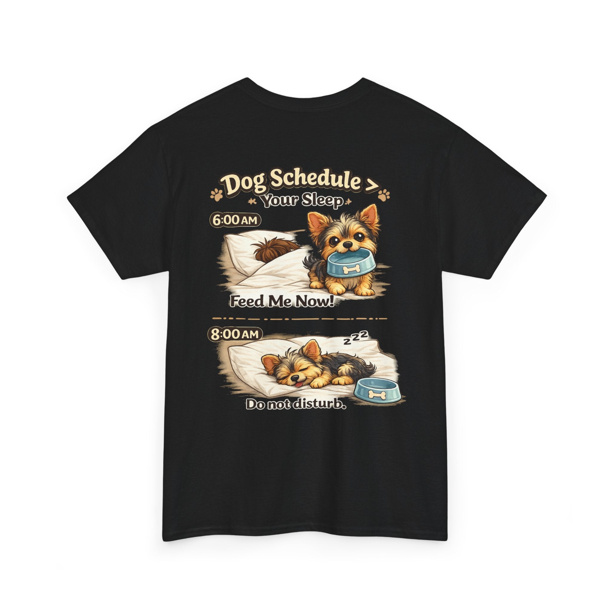 Yorkie's Morning Routine T-Shirt