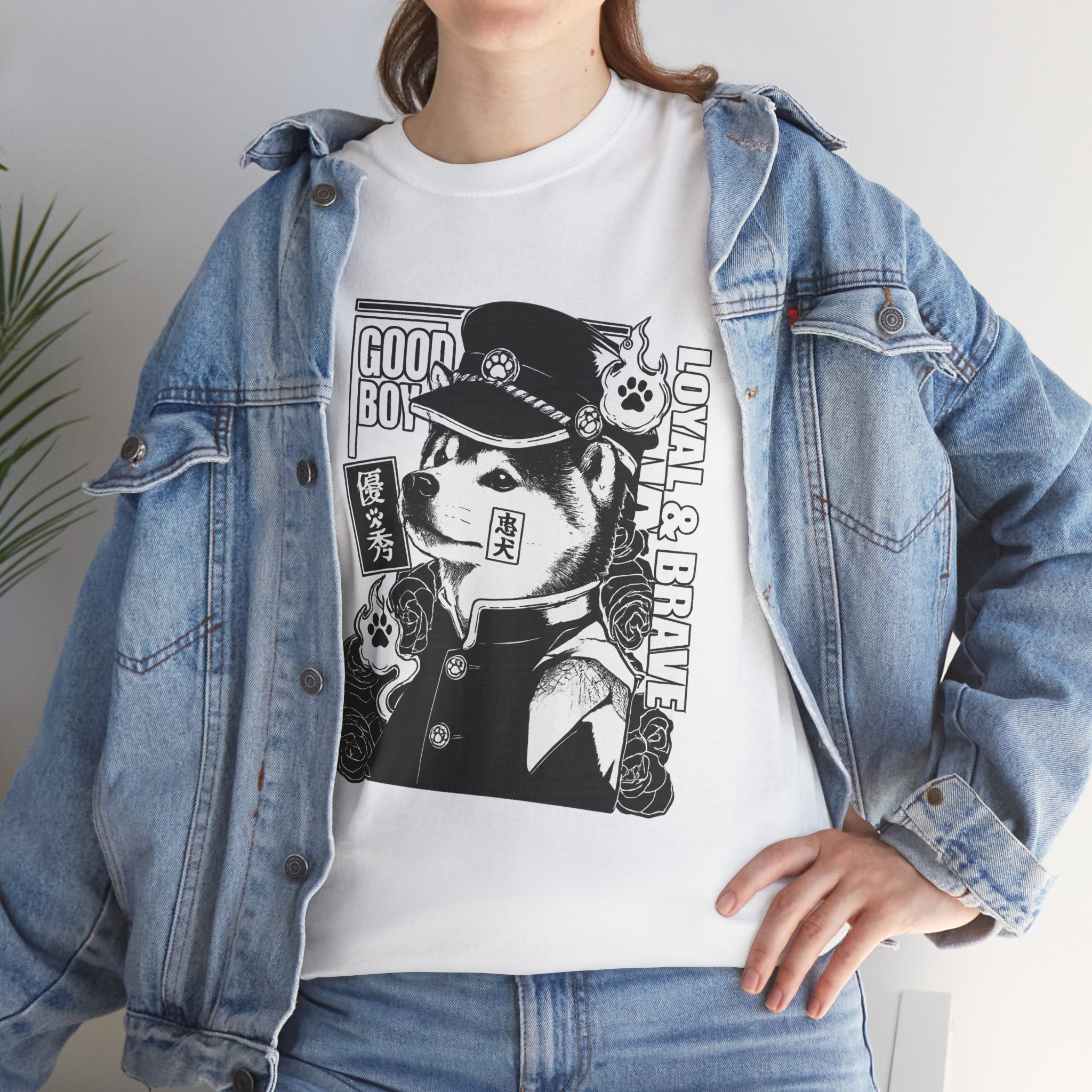 Loyal & Brave Shiba Inu Manga T-Shirt