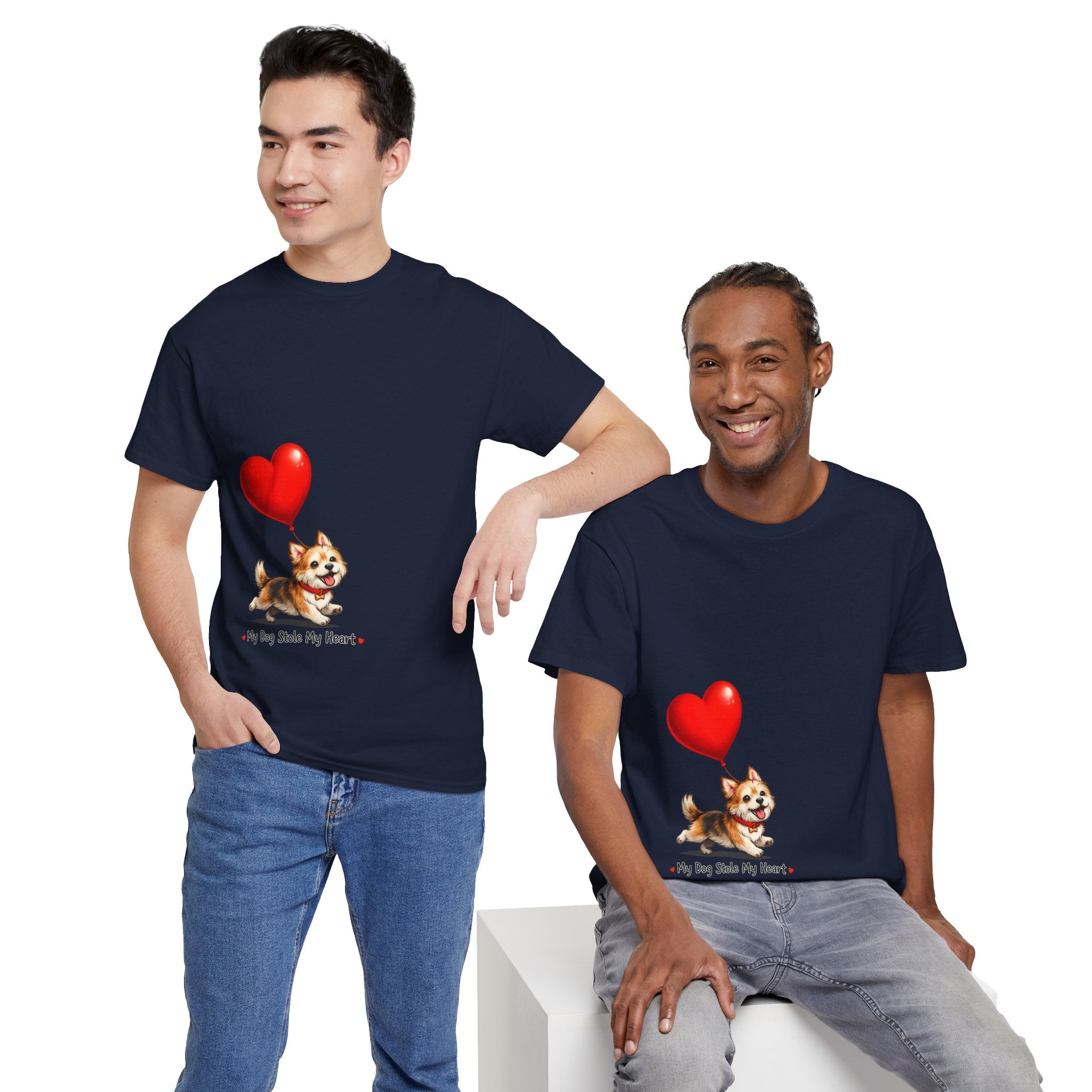 My Dog Stole My Heart T-Shirt — Adorable Puppy Love Dog Lover Graphic Tee