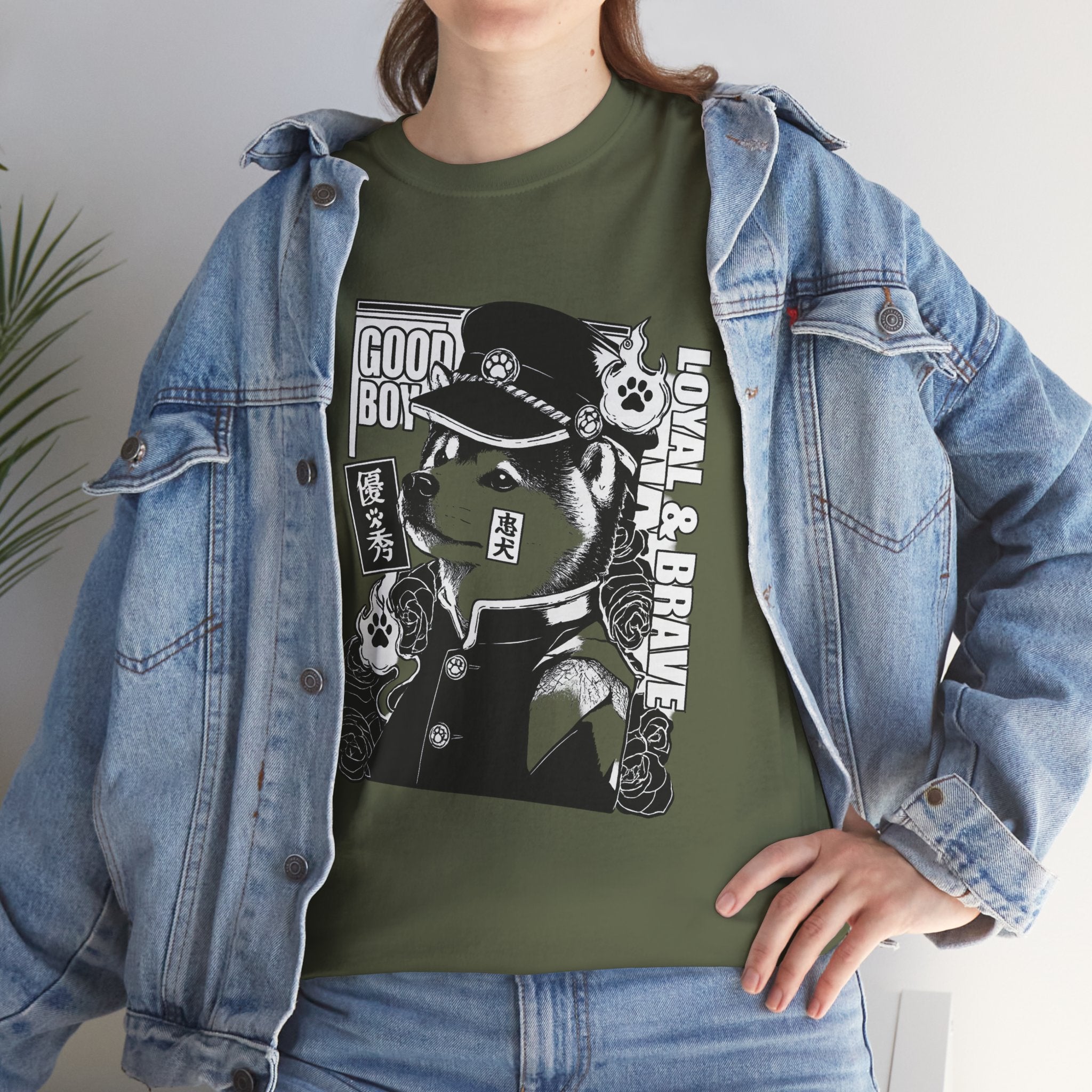 Loyal & Brave Shiba Inu Manga T-Shirt
