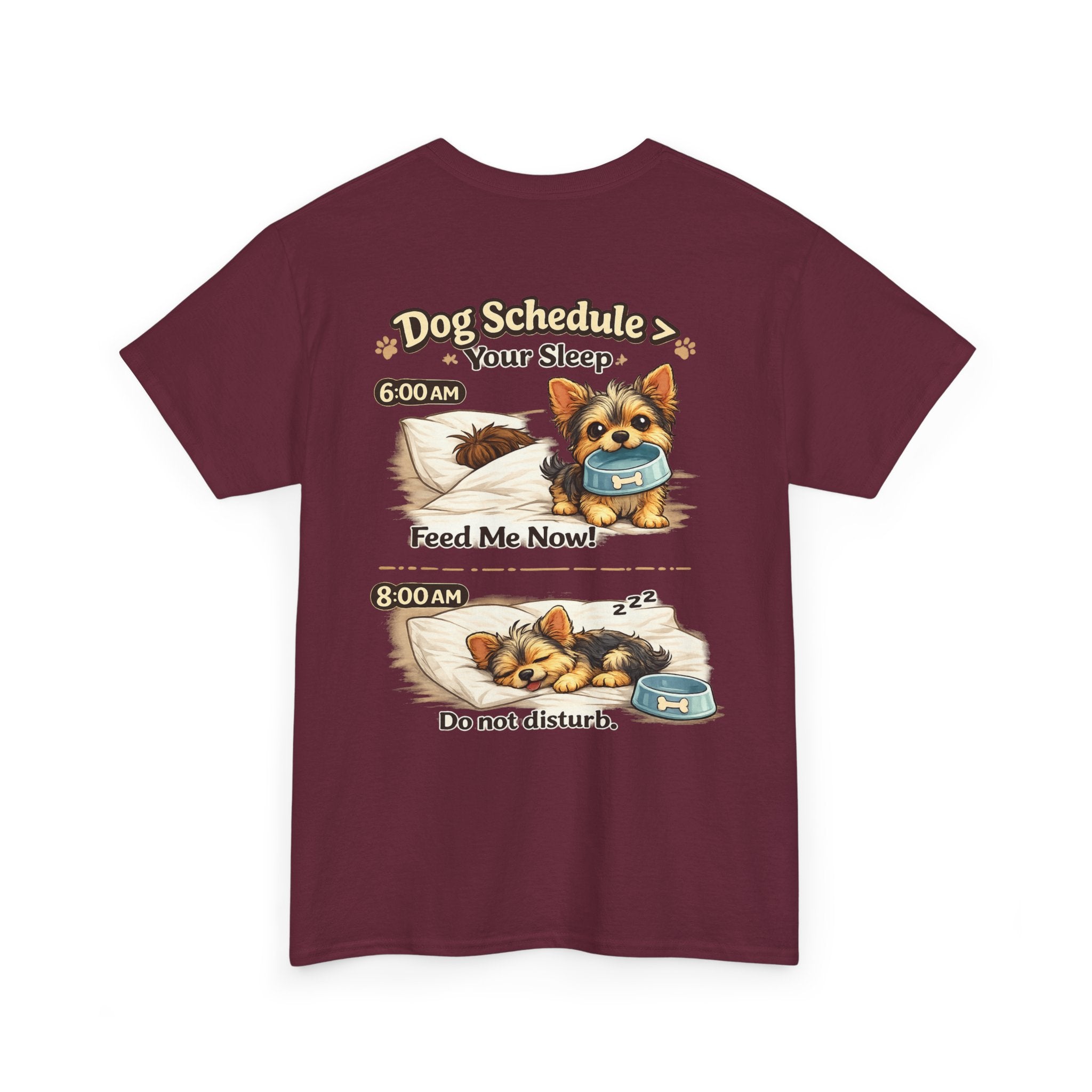 Yorkie's Morning Routine T-Shirt