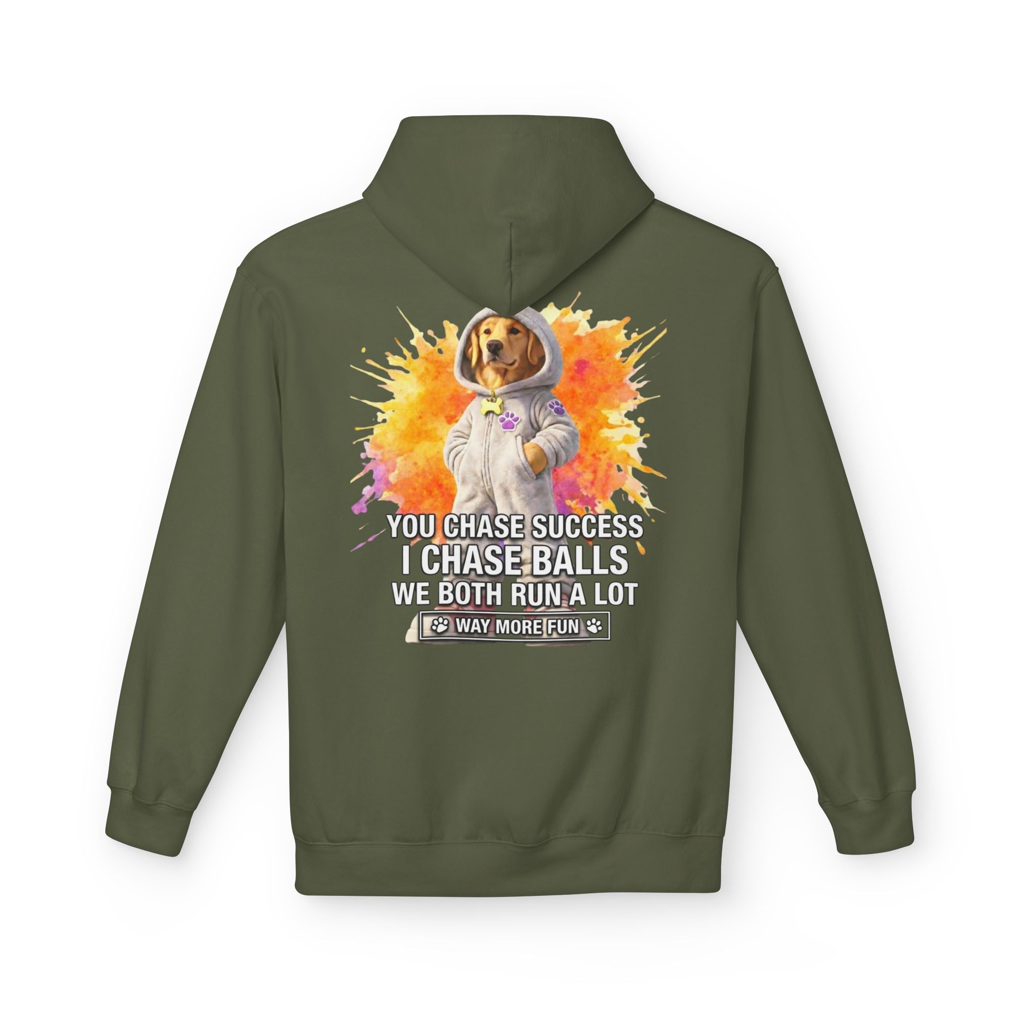 Golden Retriever 'Chase for Success' Hoodie