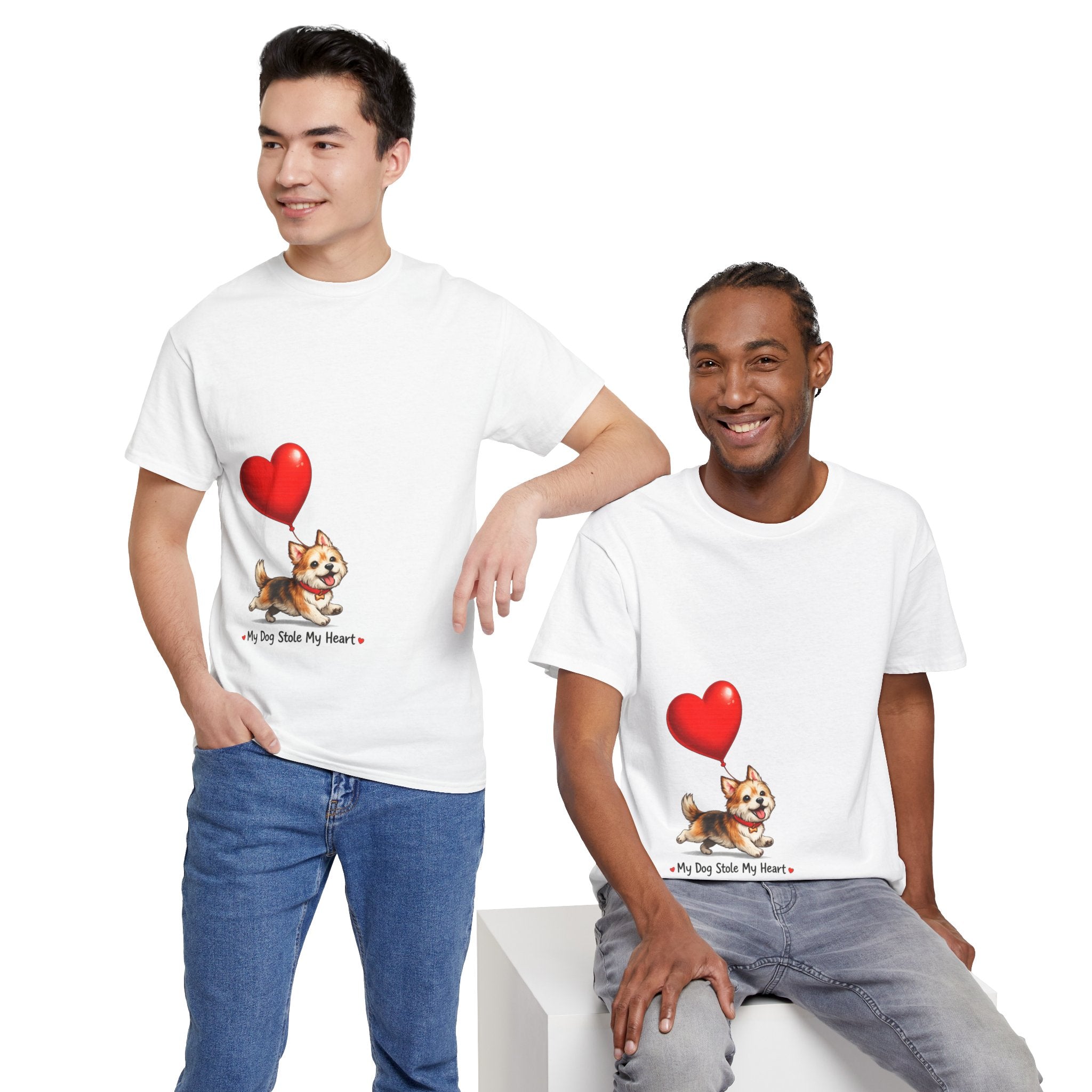 My Dog Stole My Heart T-Shirt — Adorable Puppy Love Dog Lover Graphic Tee